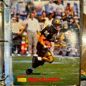 Autographed Mike Alstott- Rookie Photo